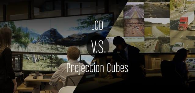 LCD vs Projection Cube video walls
